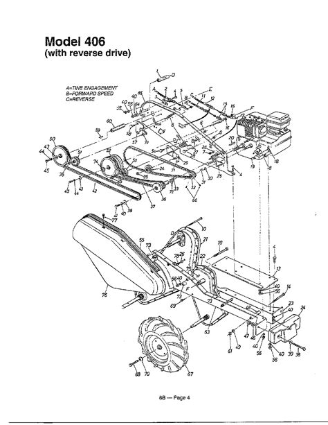 mtd rear tine tiller parts diagram  transmission images   finder
