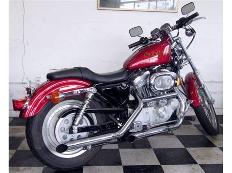 harley davidson xl sportster  miles candy red  hd xl  motorcycles milford