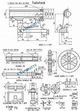 Drawing Machine Lathe Tailstock Tail Drawings Rrk Posted Paintingvalley sketch template