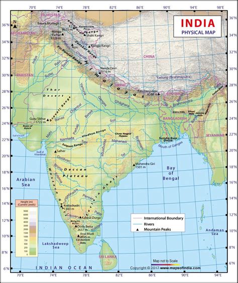india lat long map latitude  longitude map map india map images