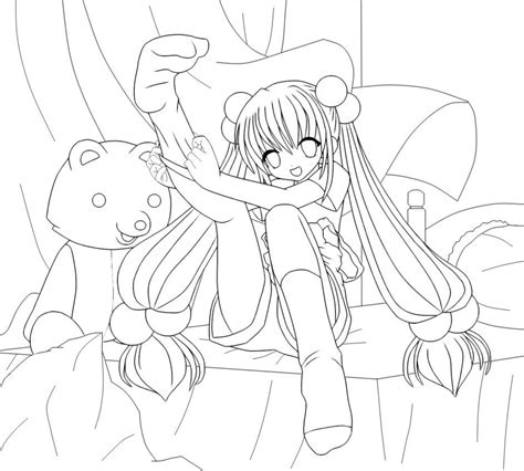 kawaii anime wolf coloring pages bmp nincompoop