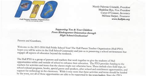hull high school blog letter   pto