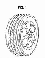 Tires sketch template