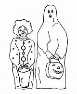 Halloween Coloring Pages Costumes Fun Costume Scary Sheets Kids Dress Clown Trick Bright Because Fall Colors Use Color Pumpkins Scarecrows sketch template