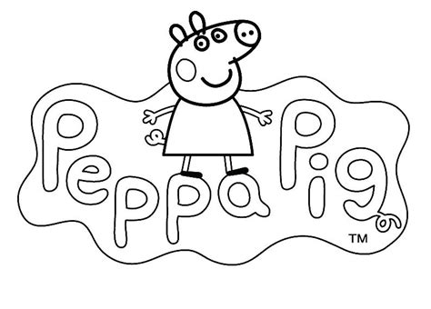 peppa pig coloring pages   getdrawings