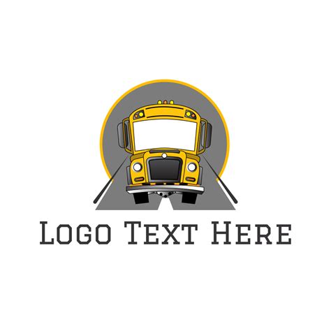 school bus logo brandcrowd logo maker