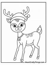 Reindeers Iheartcraftythings Claus sketch template
