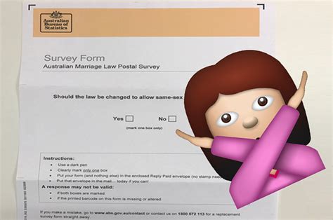 don t post pictures of your entire same sex marriage survey form online