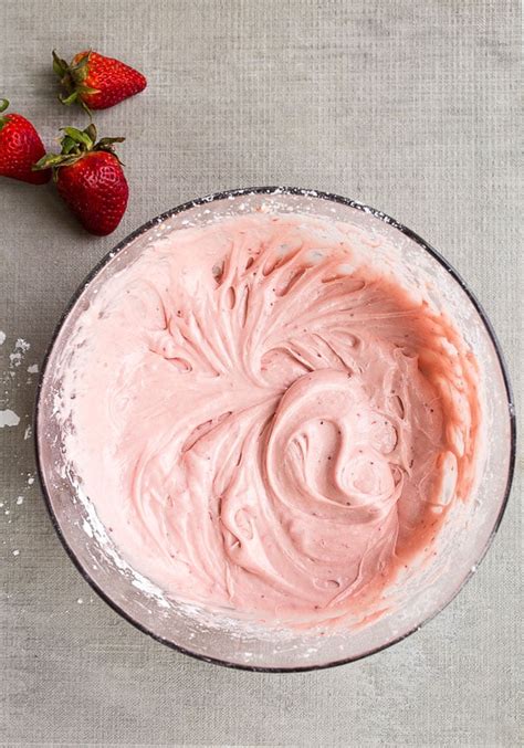 Strawberry Cream Cheese Frosting Dessert For Two