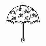 Ombrello Parasol Paraplu Boek Kolorowanka Kleurend Illustrazione Kleurrijk sketch template