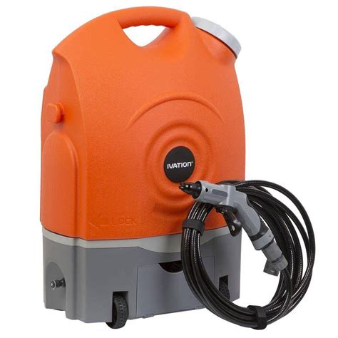 ivation smartwasher  psi adjustable gpm portable rechargeable  volt electric spray washer