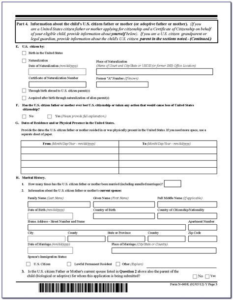 N 400 Form Sample 2019 Master Of Template Document