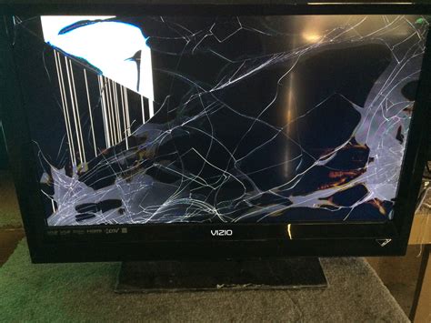 broken tv screen  echo