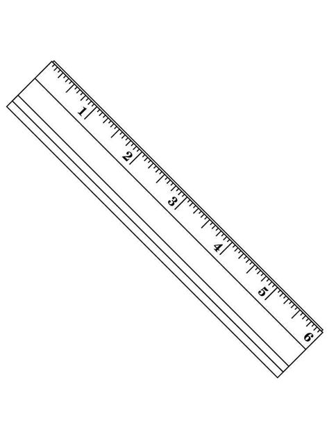 ruler coloring pages  printable ruler coloring pages