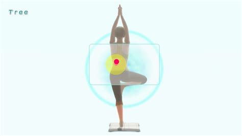 tree pose yoga exercise wii fit  ae youtube