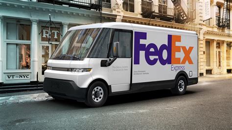 fedex express    electric vehicles  gms brightdrop