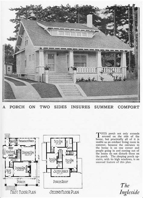craftsman bungalow house plans historic wilmore craftsman bungalow    bmp place