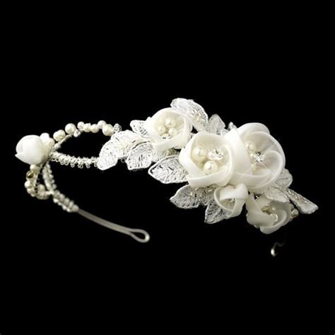 Ivory Rose Bridal Headband Bridal Accessories Weddings How Divine
