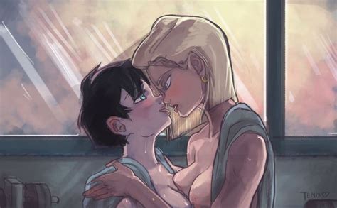 android 18 and videl lesbian kiss android 18 porn pics sorted by position luscious