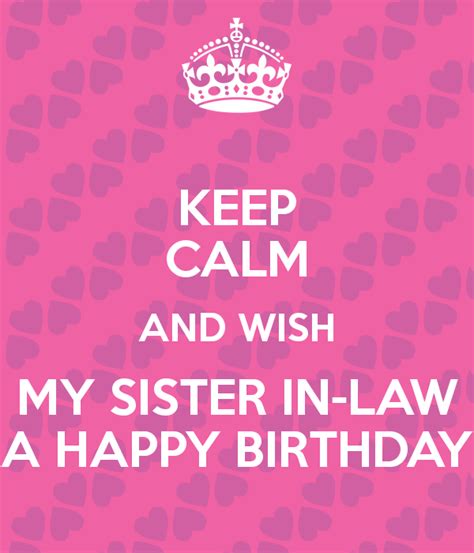 Happy Birthday Sister In Law Happy Birthday Pinterest