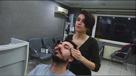 Asmr Female Barber Massage Therapy Head Massage Face Massage Body