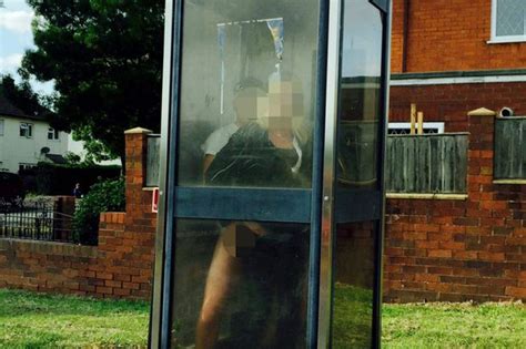 booty call randy couple had sex in a phone box in broad