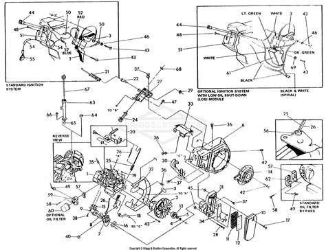 briggs  stratton power products    xl parts diagram  engine trim specifications