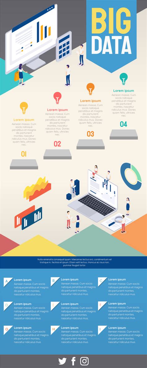 big data infographic infographic template