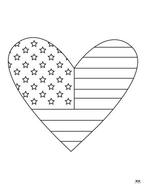 american flag coloring pages templates   pages printabulls