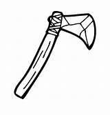 Coloring Pages Age Stone Hatchet Tools Template sketch template