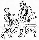 Socrates Kleurplaat Educacion Cuaderno Leraar Romeinen Kleurplaten Hijo Ampelio Historia Lillo Romeinse sketch template