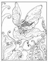 Coloring Fantasy Pages Fairy Printable Kids Bestcoloringpagesforkids sketch template