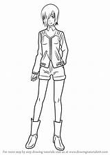 Tokyo Ghoul Touka Draw Kirishima Drawing Step Anime sketch template