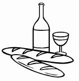 Wine Bread Coloring French Pages Bottle Fries Beer Print Food Colouring Printable Getcolorings Easy Color Tocolor Button Through sketch template