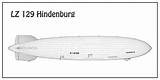 Hindenburg Drawing Lz 129 Airship Zeppelin Blueprint Plans Stockphotosart Drawings Which sketch template