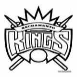 Coloring Kings Sacramento Pages Basketball Nba Colormegood Sports sketch template