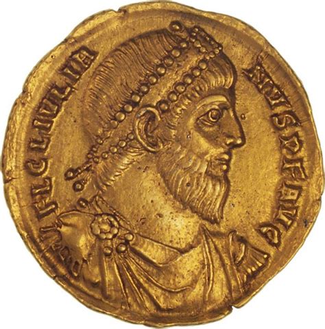 roman and greek art — portrait of julian the apostate on a