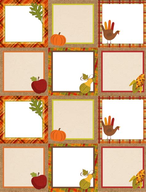printable fall cubby tags printable word searches