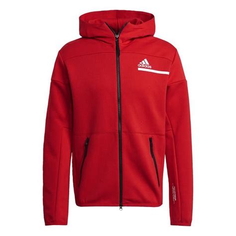 adidas hoodie zne full zip scarlet wwwunisportstorecom