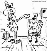 Coloring Spongebob Pages Cartoon Color Printable Character Squarepants Sheets Kids Found sketch template