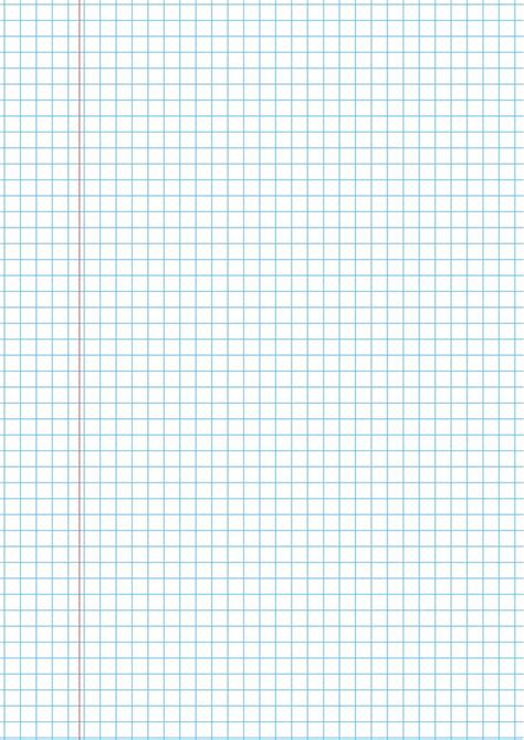 printable squared narrow ruled blue  margin   paper