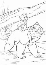 Bear Coloring Brother Pages Little Jungle Book Bears Kids Animal Disney Fun Info Kleurplaat Cartoon Colouring Kenai Princess Print Kleurplaten sketch template