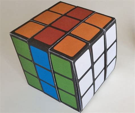 blank rubiks cube rubik cube isole sur blanc image vectorielle