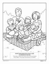 Coloring Pages Family Printable Kids Print sketch template