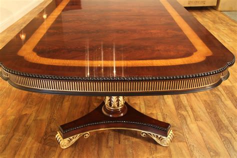 extra large antique reproduction mahogany dining table seats
