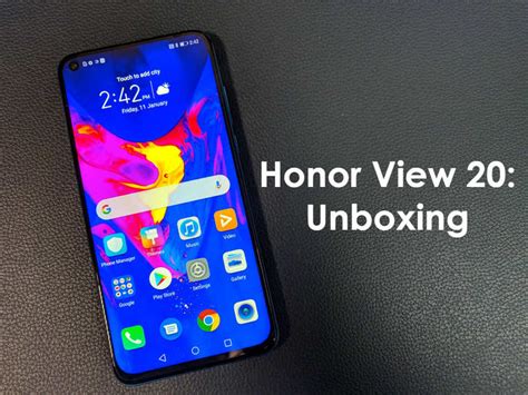 view  unboxing honor view  unboxing gadgets