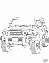 Toyota Coloring Fj Cruiser Pages Land Printable Car Colouring Kids Cars Prado Supercoloring Template Sketch Sheets Choose Board Categories sketch template