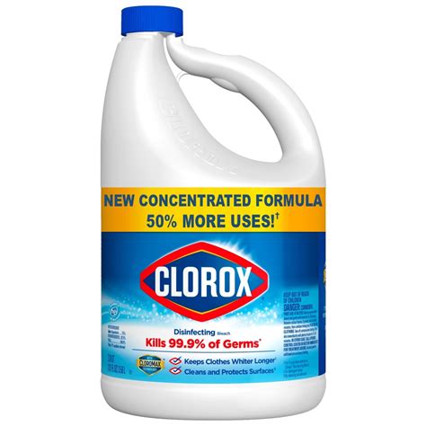 clorox disinfecting bleach regular concentrated formula