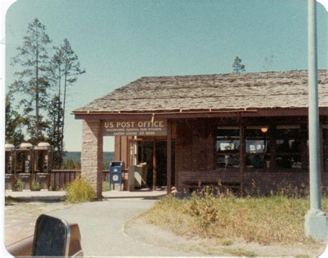 yellowstone national park wy post office photo picture image