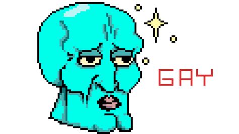 Pixilart Handsome Squidward By Codey Youle Ree